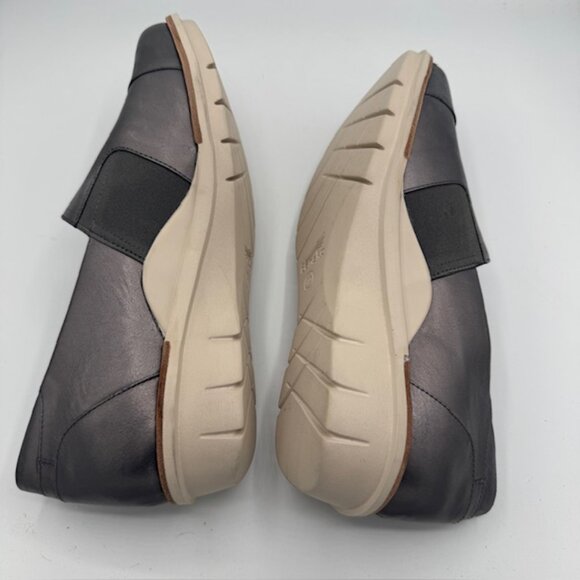 Dansko Women's Julia Slip On Wedge Loafer Metallic Pewter Size 40 - Picture 6 of 7